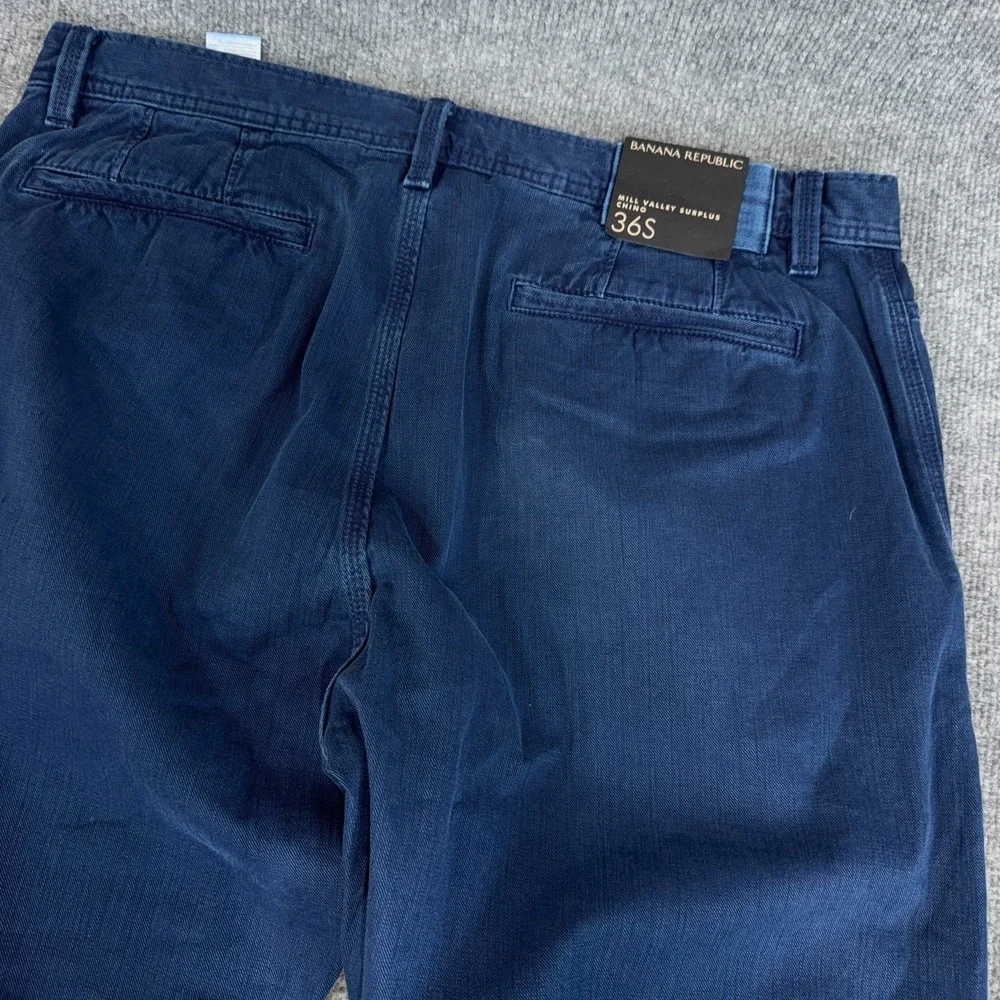 Banana Republic Pants Men 36x30 Mill Valley Surplus Garment Dyed Relaxed Tapered